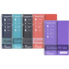 Coloured Cover Spiral Notebooks